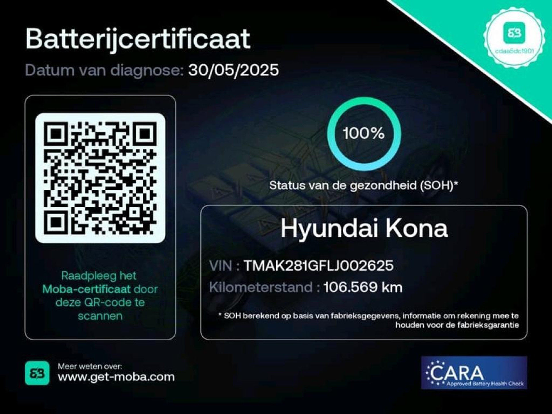 Hyundai KONA EV Comfort 64 kWh H106SL