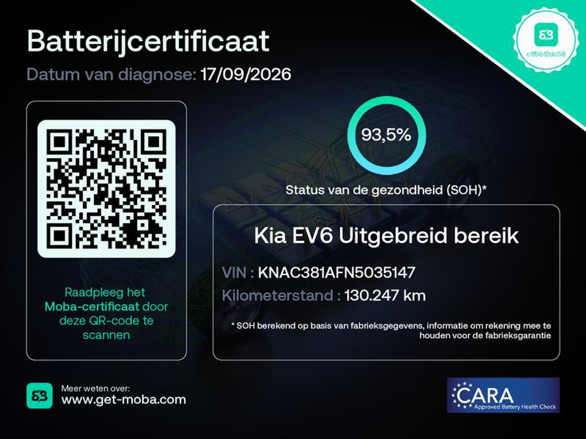 Kia Ev6 77.4 kWh KXJ16G